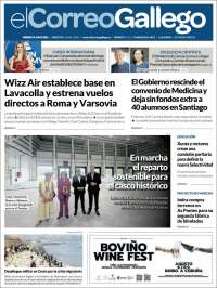Portada de El Correo Gallego (Espa&ntilde;a)