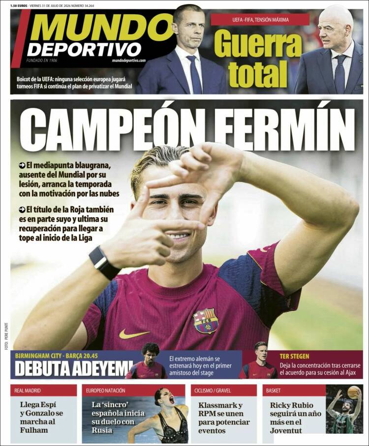 Portada de El Mundo Deportivo (Espa&ntilde;a)
