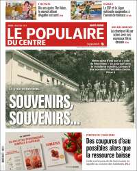 Portada de Le Populaire du Centre (Francia)