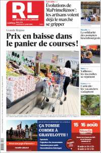 Portada de Le Republicain Lorrain (Francia)