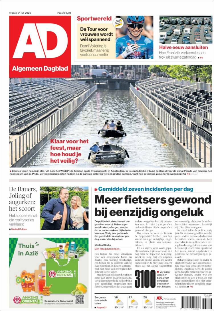 Portada de AD (Pa&iacute;ses Bajos)