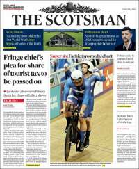Portada de The Scotsman (Reino Unido)