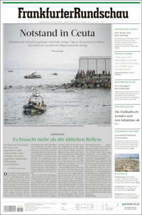 Portada de Frankfurter Rundschau (Allemagne)