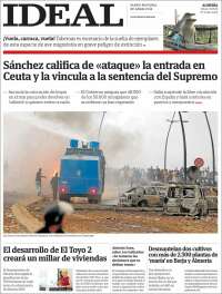 Portada de Ideal Almeria (Spain)