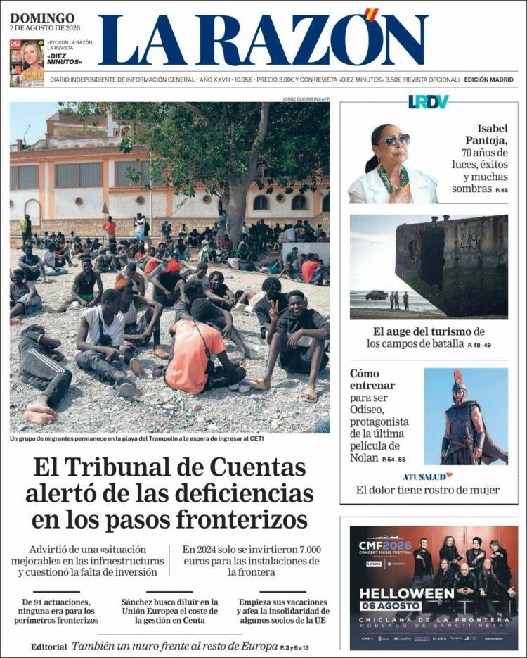 Portada de La Razón (Espa&ntilde;a)