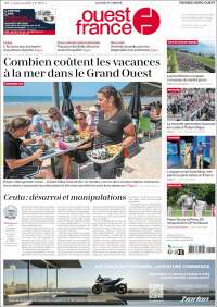 Portada de Ouest France (France)