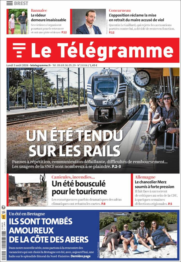 Portada de Télégramme (France)