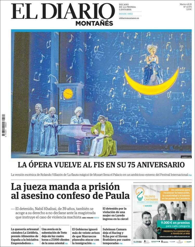 Portada de El Diario Montañés (Spain)