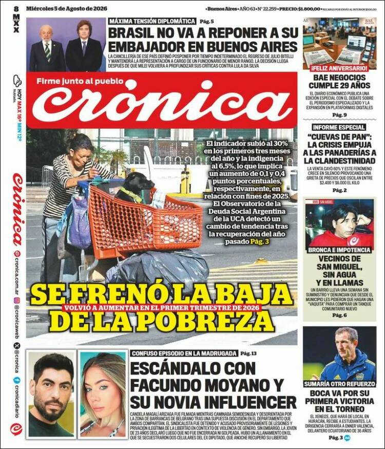 Portada de La Voz del Chaco (Argentina)