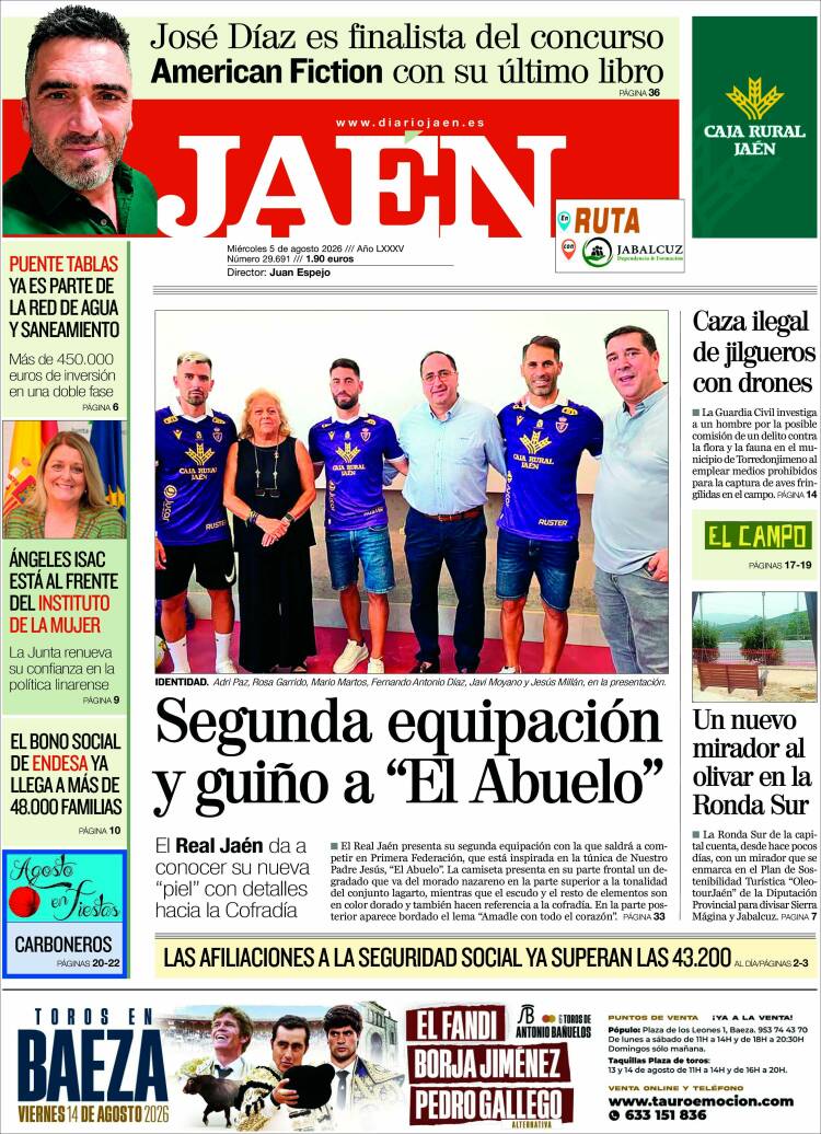 Portada de Diario Jaén (Espa&ntilde;a)