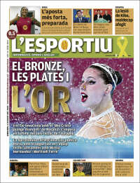 Portada de L'Esportiu (Espa&ntilde;a)