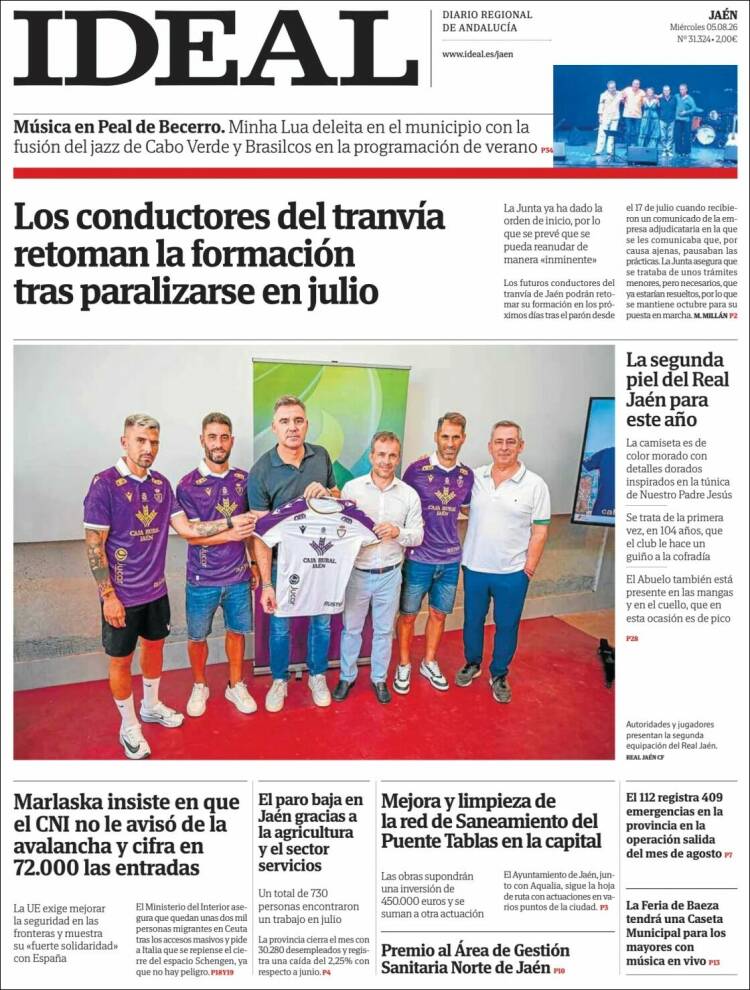 Portada de El Ideal de Jaén (Espa&ntilde;a)