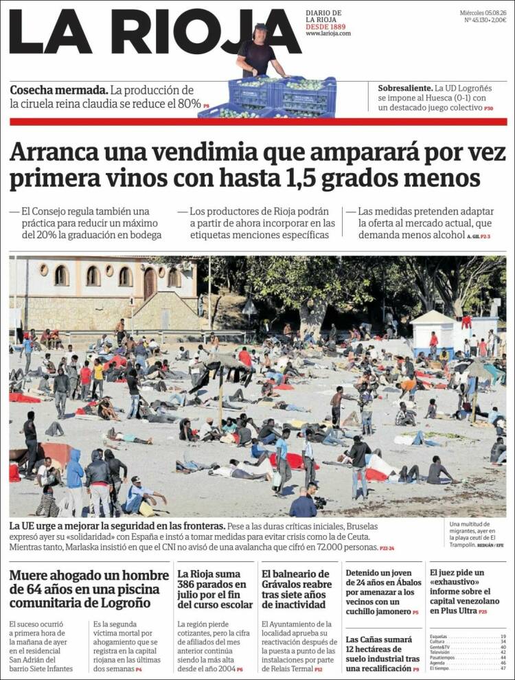 Portada de La Rioja (Espa&ntilde;a)