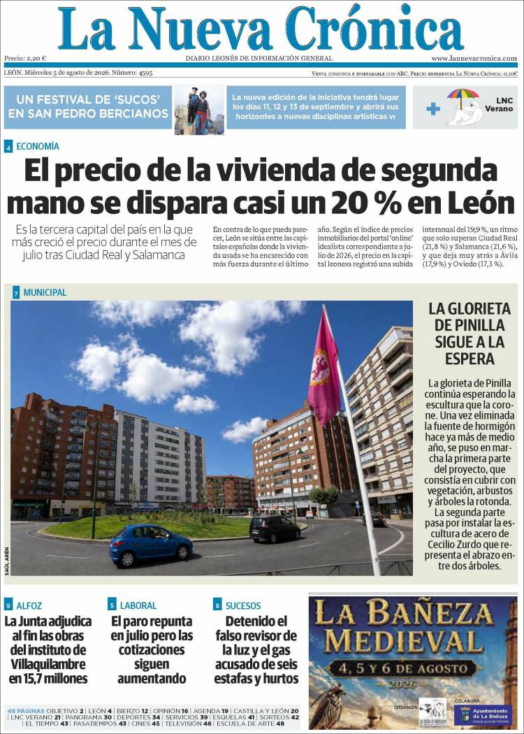 Portada de La Nueva Crónica (Espa&ntilde;a)
