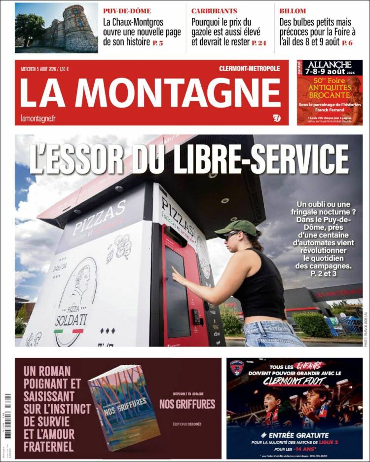 Portada de La Montagne (Francia)