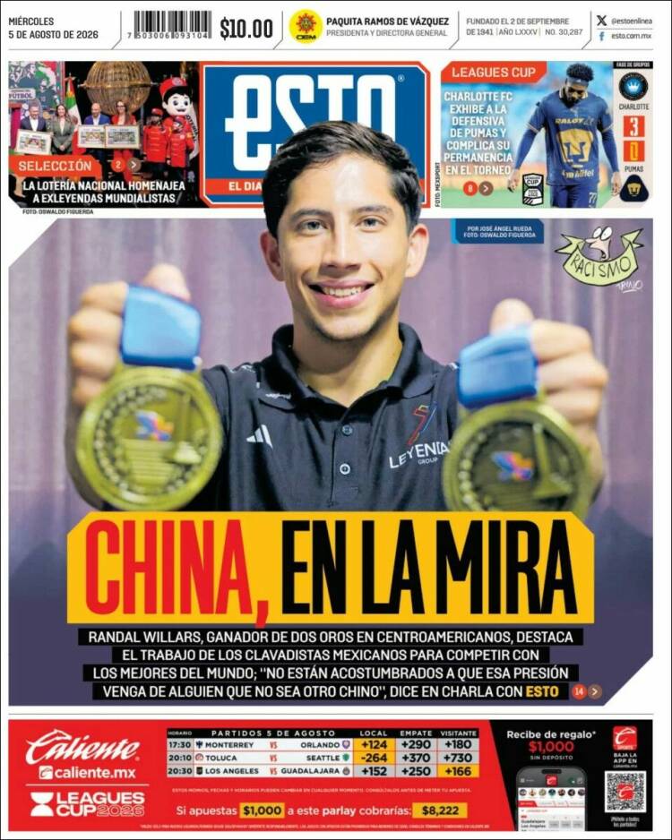 Portada de Esto (M&eacute;xico)