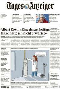 Portada de Tages-Anzeiger (Suisse)