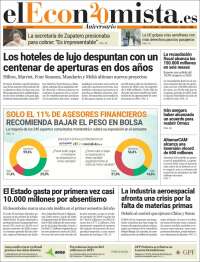 Portada de El Economista (Spain)