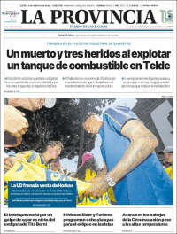 Portada de La Provincia (Espagne)