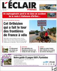 Portada de L'Eclair des Pyrénées (France)