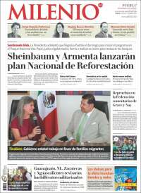 Portada de Milenio de Puebla (Mexico)