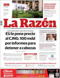 Portada de La Razón (Mexico)