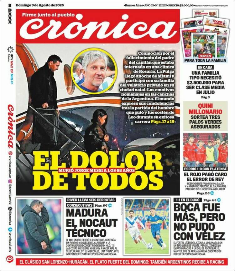 Portada de La Voz del Chaco (Argentina)