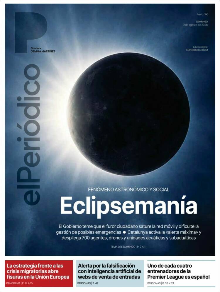 Portada de El Periódico (Espa&ntilde;a)