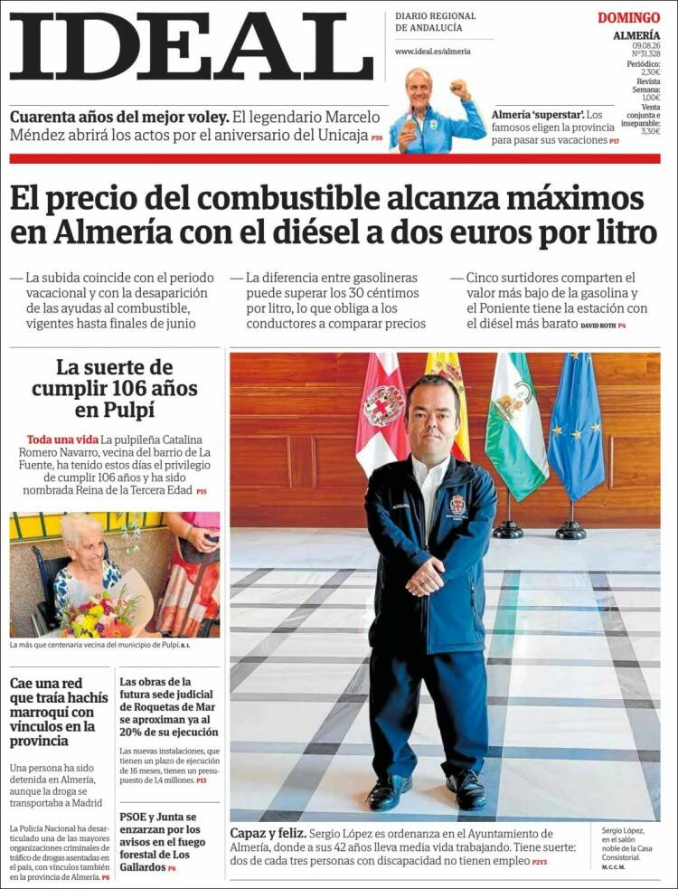 Portada de Ideal Almeria (Espa&ntilde;a)