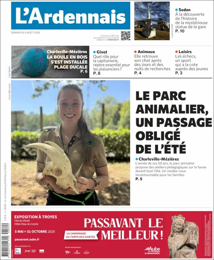 Portada de L'Ardenais (Francia)