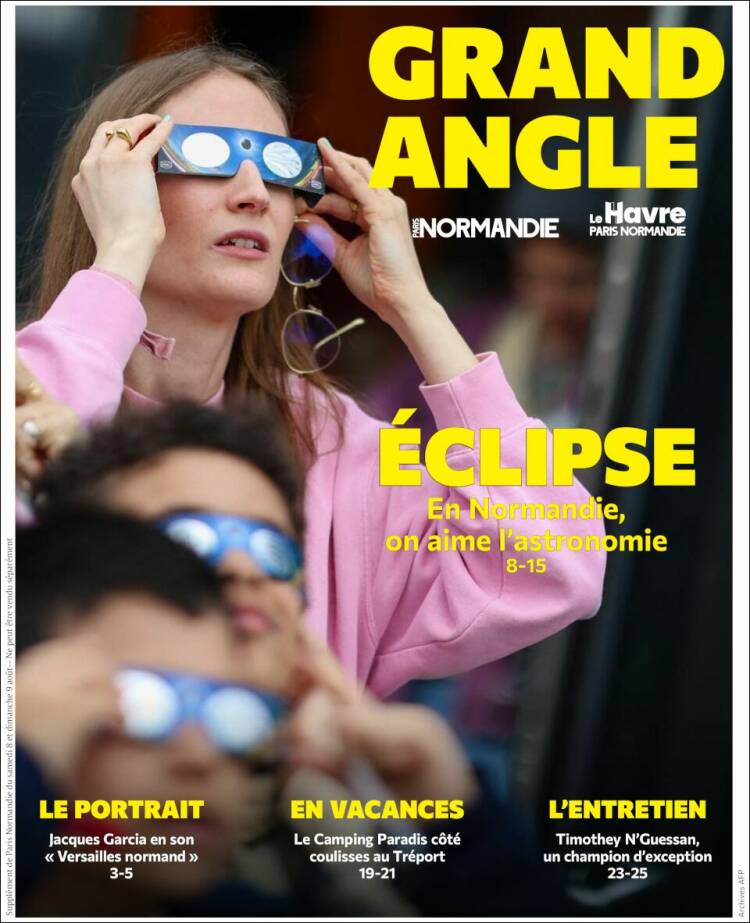 Portada de Paris Normandie (Francia)