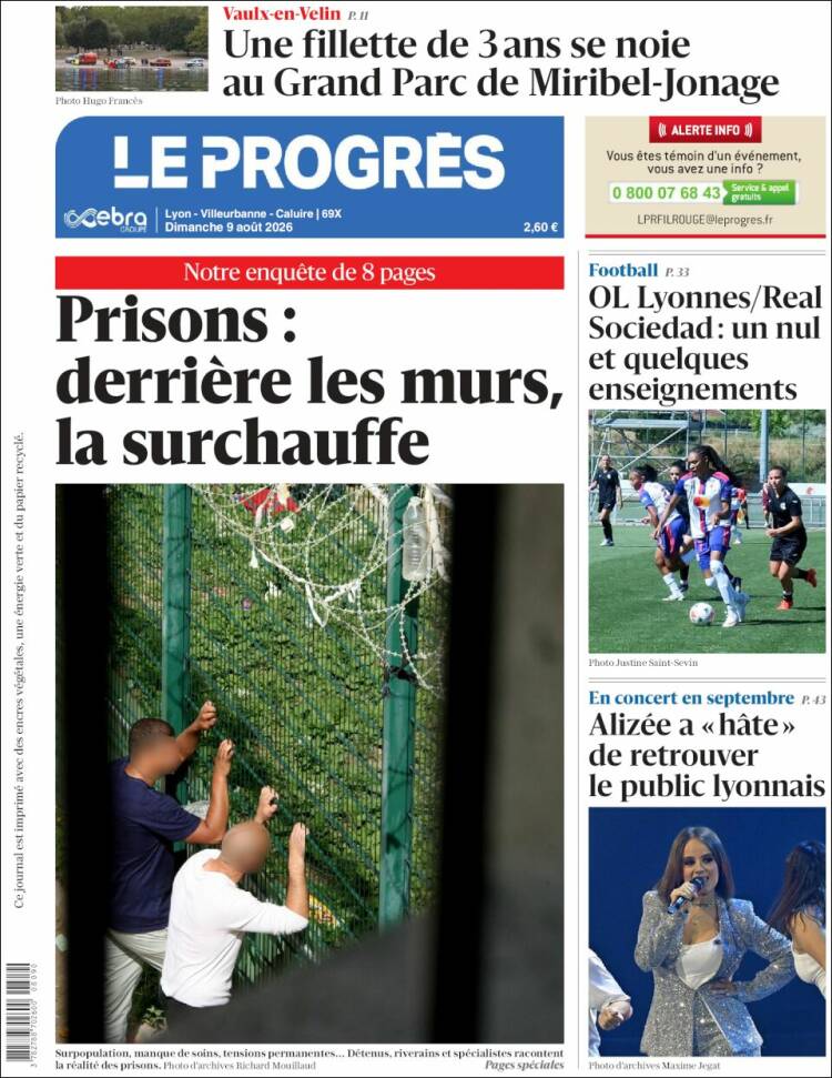 Portada de Progres de Fecamp (Francia)