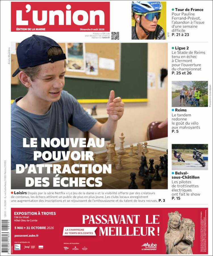 Portada de L'Union (Francia)