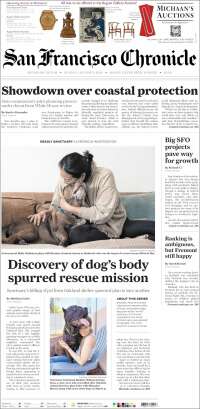 Portada de San Francisco Chronicle (&Eacute;tats-Unis)