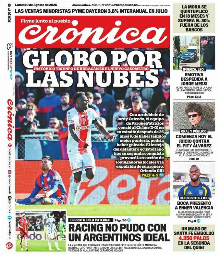 Portada de La Voz del Chaco (Argentina)