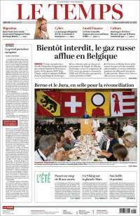Portada de Le Matin (Suiza)