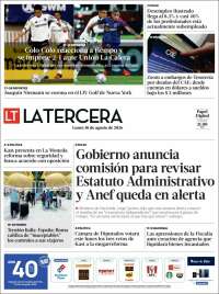 Portada de La Tercera (Chile)