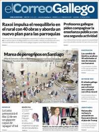 Portada de El Correo Gallego (Espa&ntilde;a)