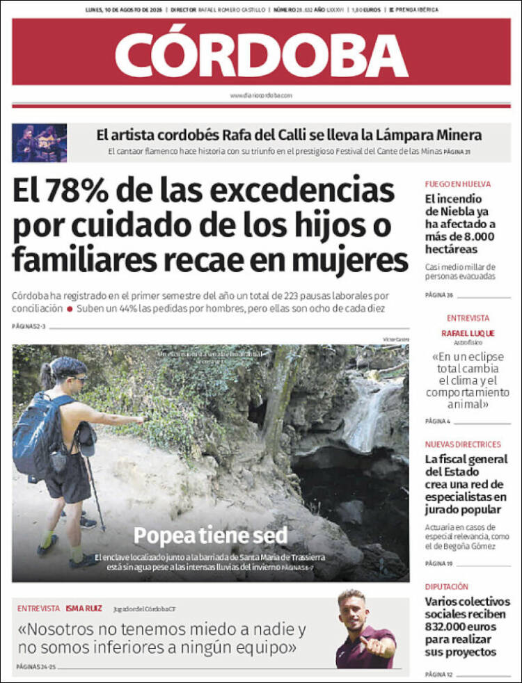 Portada de Diario de Córdoba (Espa&ntilde;a)