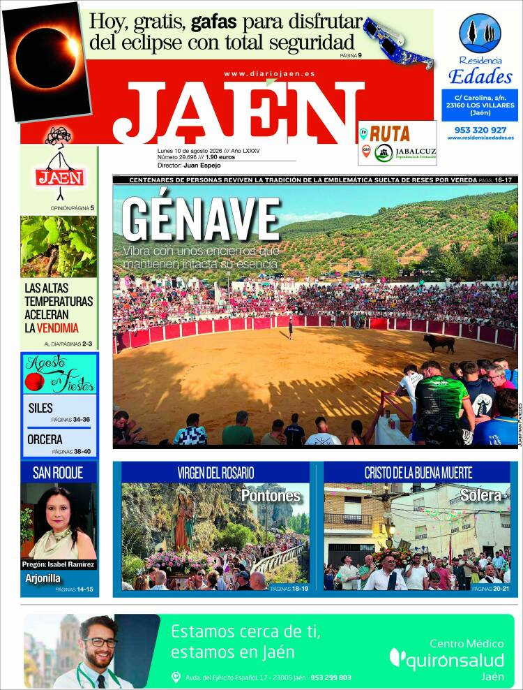 Portada de Diario Jaén (Espa&ntilde;a)
