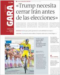Portada de Gara (Spain)