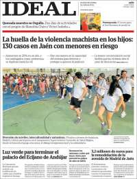 Portada de El Ideal de Jaén (Espa&ntilde;a)