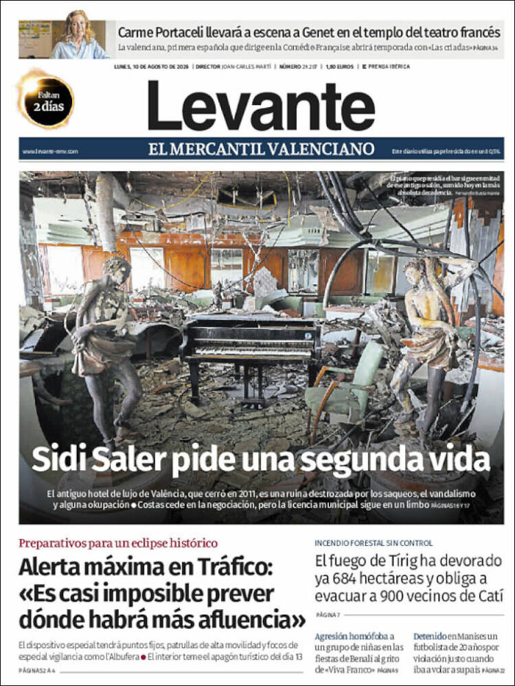 Portada de Levante (Espa&ntilde;a)
