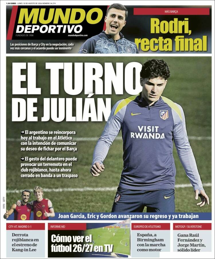 Portada de Mundo Atlético (Espa&ntilde;a)
