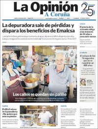 Portada de La Opinión de A Coruña (Espa&ntilde;a)