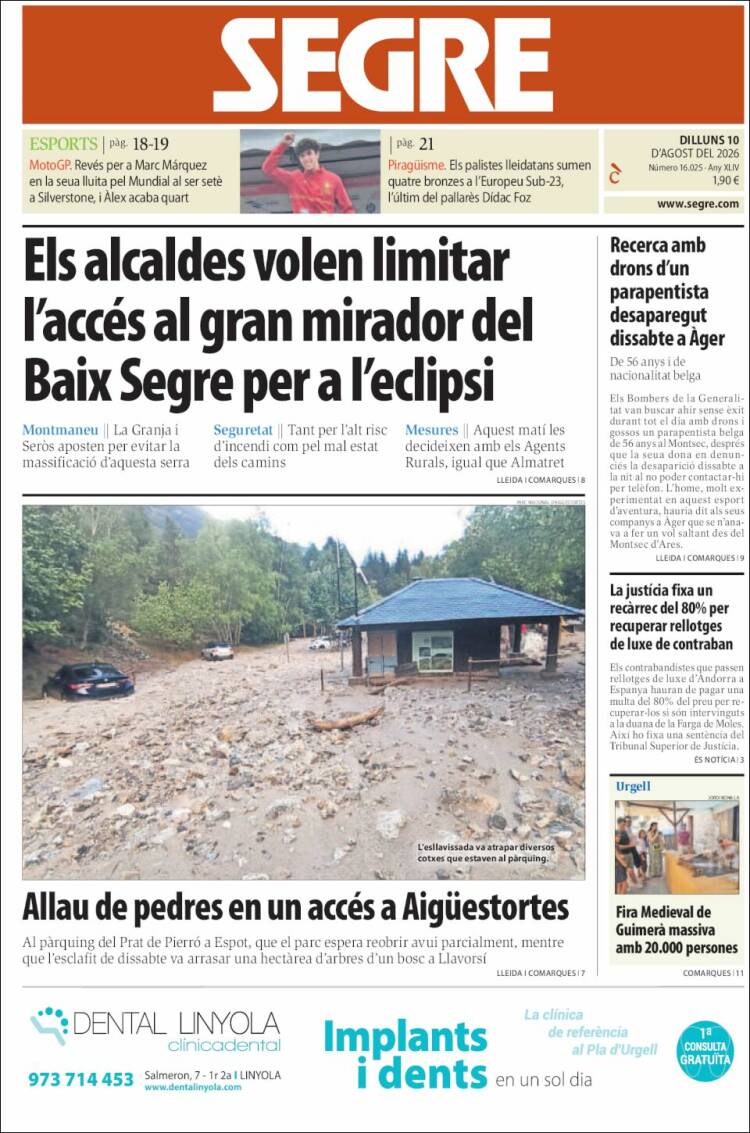 Portada de Segre (Espa&ntilde;a)