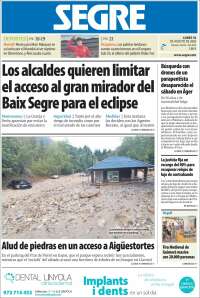 Portada de Segre  (Espa&ntilde;a)
