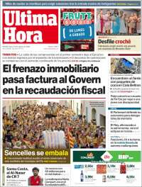 Portada de Última Hora (Espa&ntilde;a)