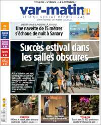 Portada de Var-Matin (Francia)