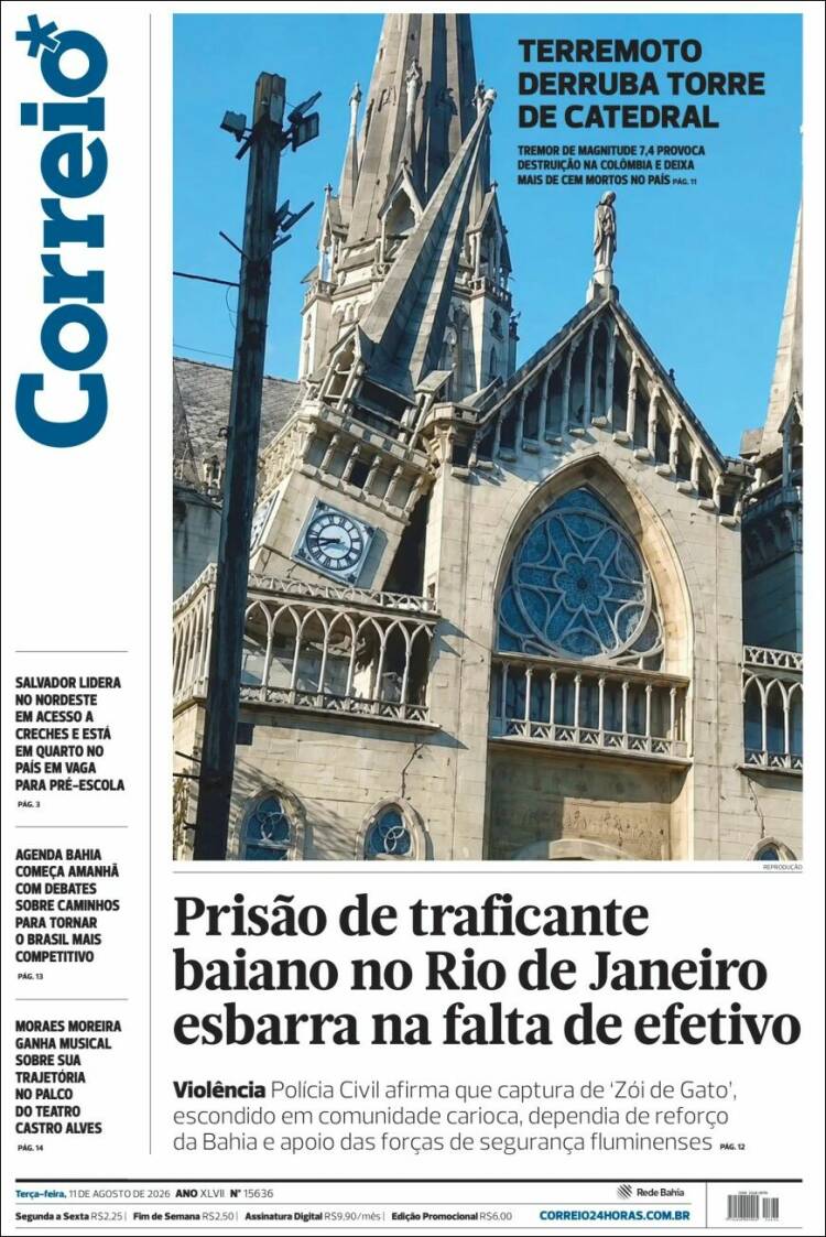 Portada de Correio* (Brasil)